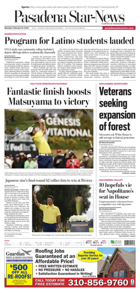 Cover of Pasadena Star-News