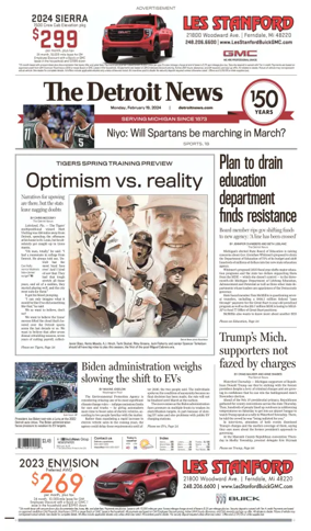 Cover of The Detroit News