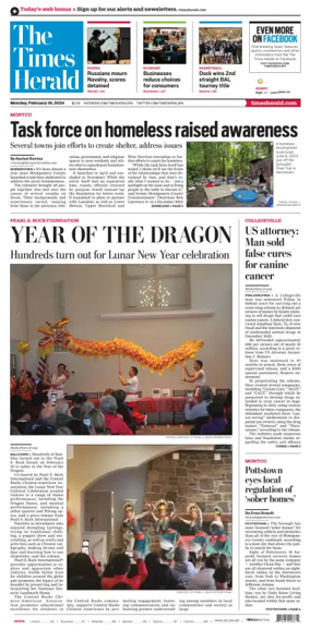 Cover of The Times Herald (Norristown, PA)