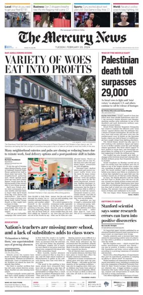 Cover of The Mercury News