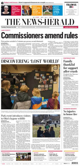 Cover of The News Herald (Willoughby, OH)