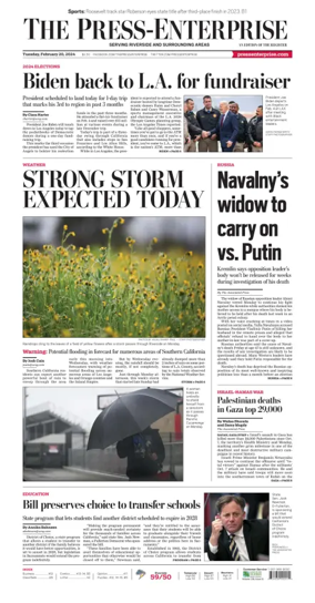 Cover of The Riverside Press-Enterprise