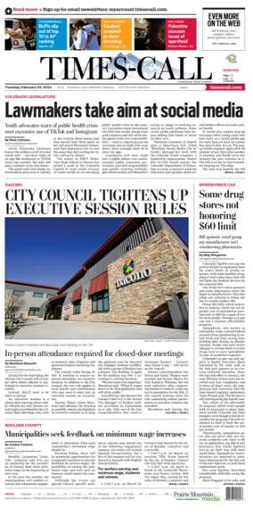 Cover of Times-Call (Longmont)