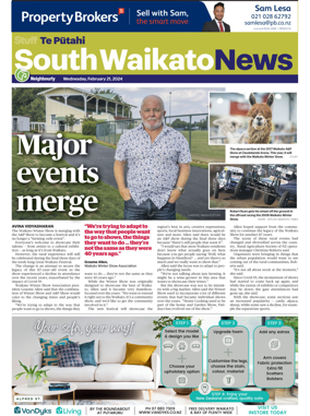 Cover of South Waikato News