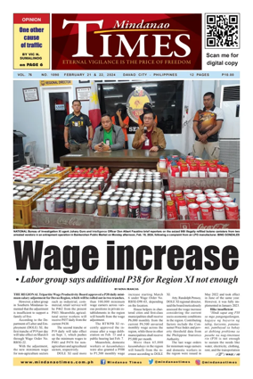 Cover of Mindanao Times