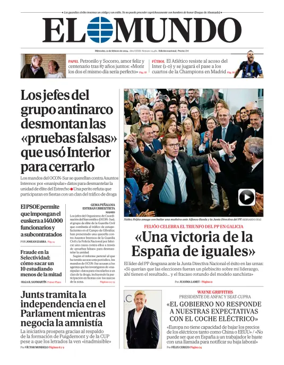 Cover of El Mundo Primera Edición Int