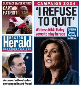 Cover of Boston Herald