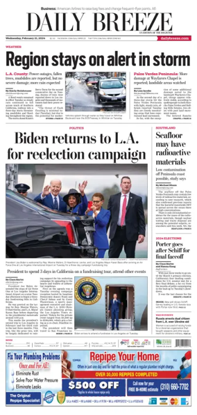 Cover of Daily Breeze (Torrance)