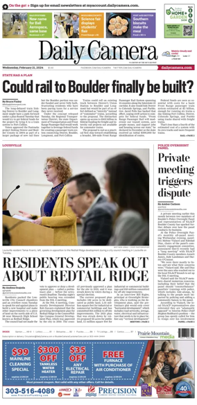 Cover of Daily Camera (Boulder)