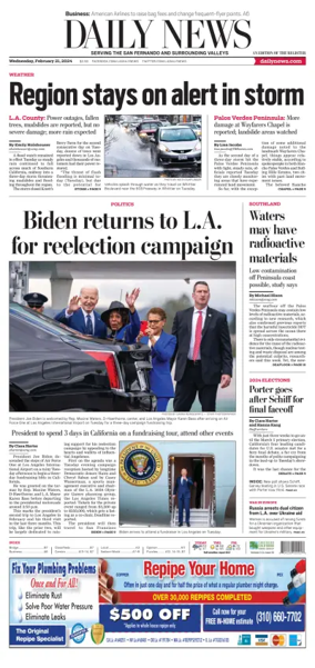 Cover of Daily News (Los Angeles)