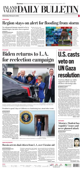 Cover of Inland Valley Daily Bulletin