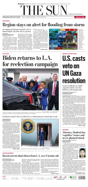 Cover of The Sun (San Bernardino)