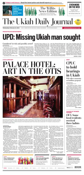 Cover of The Ukiah Daily Journal