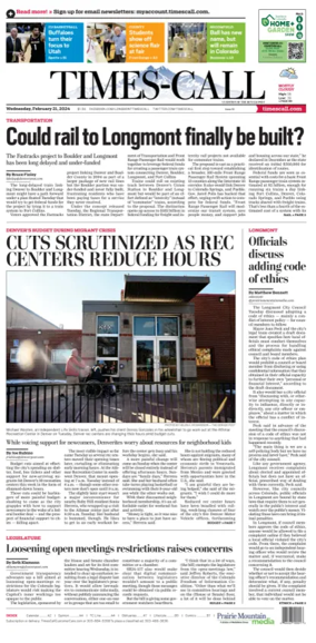 Cover of Times-Call (Longmont)