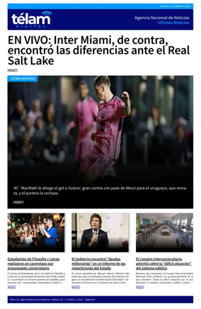 Cover of Telam - Noticias