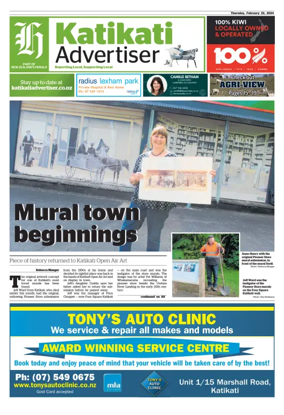 Cover of Katikati Advertiser