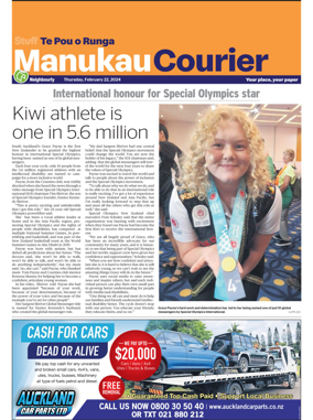 Cover of Manukau Courier