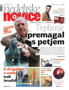 Cover of Nedeljske Novice