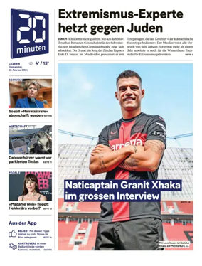 Cover of 20 Minuten - Luzern