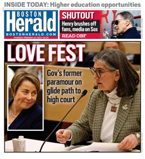 Cover of Boston Herald