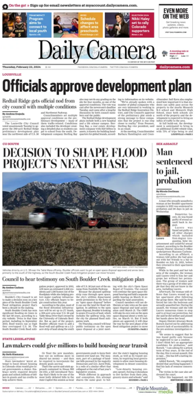 Cover of Daily Camera (Boulder)