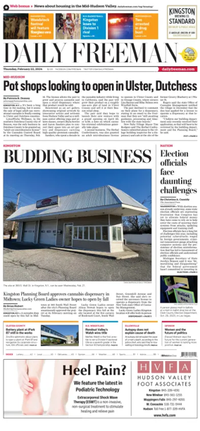 Cover of Daily Freeman (Kingston, NY)