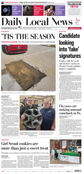 Cover of Daily Local News (West Chester, PA)