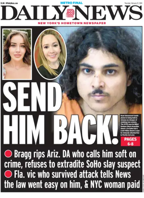 Cover of New York Daily News