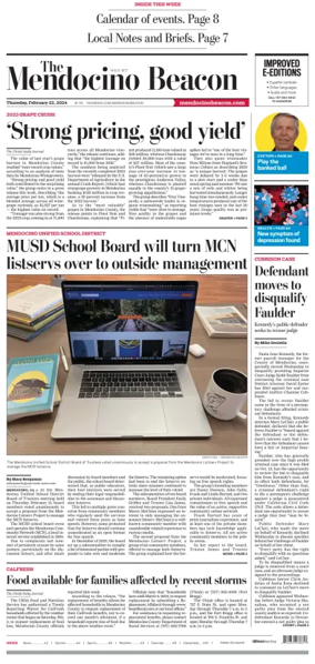 Cover of The Mendocino Beacon