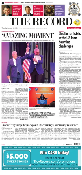 Cover of The Record (Troy, NY)