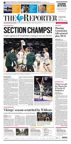 Cover of The Reporter (Vacaville)