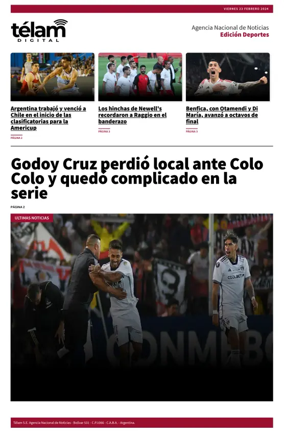 Cover of Télam - Deportes