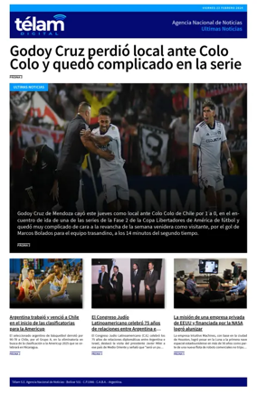 Cover of Telam - Noticias