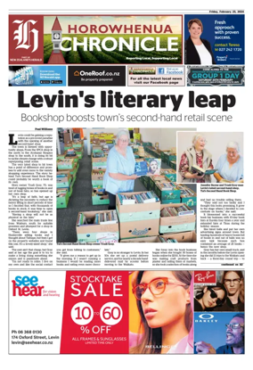 Cover of Horowhenua Chronicle