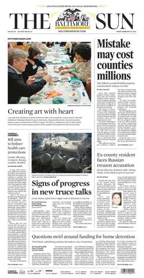 Cover of Baltimore Sun