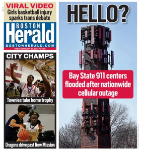 Cover of Boston Herald