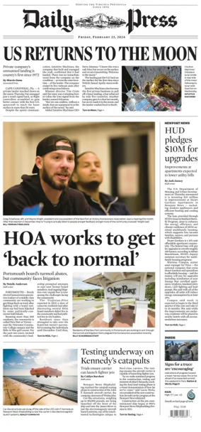 Cover of Daily Press