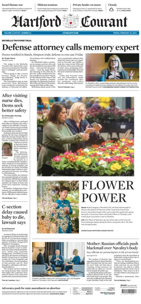 Cover of Hartford Courant