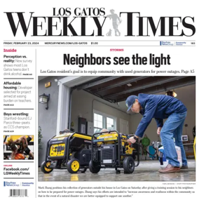 Cover of Los Gatos Weekly Times