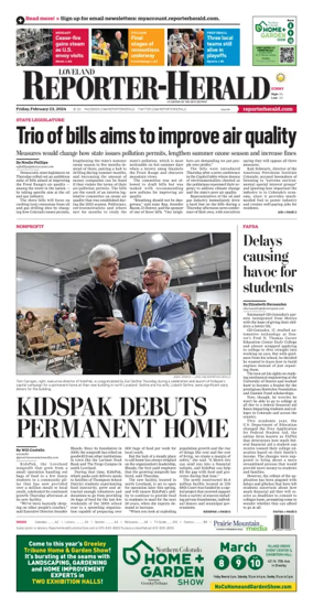 Cover of Loveland Reporter-Herald