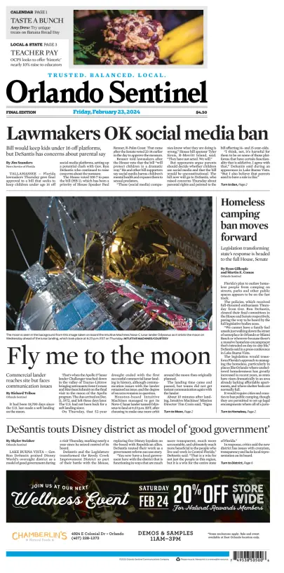 Cover of Orlando Sentinel