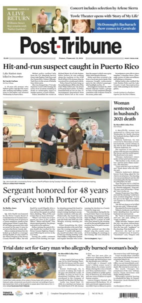 Cover of Post-Tribune