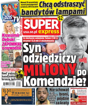 Cover of Super Express Nowy Jork