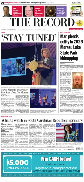 Cover of The Record (Troy, NY)