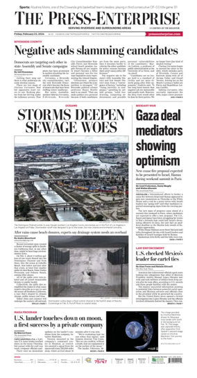 Cover of The Riverside Press-Enterprise