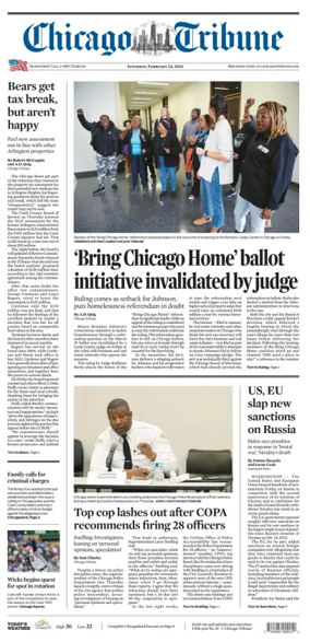 Cover of Chicago Tribune