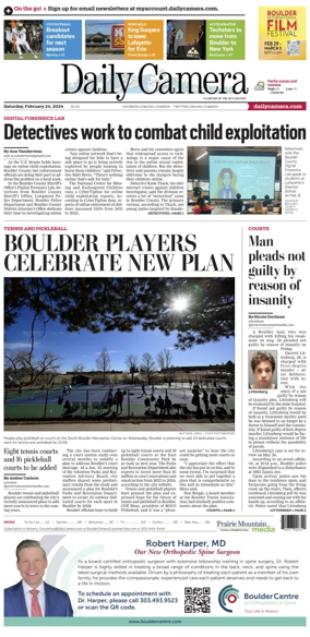 Cover of Daily Camera (Boulder)