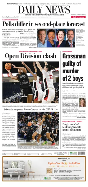 Cover of Daily News (Los Angeles)