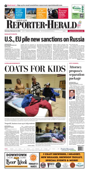 Cover of Loveland Reporter-Herald