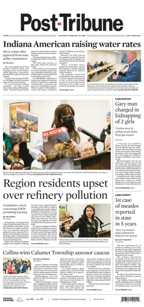 Cover of Post-Tribune